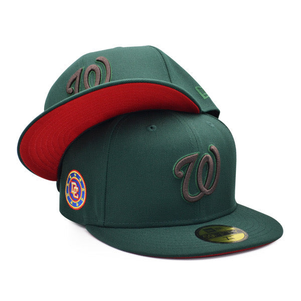 Washington Nationals DC SHIELD Exclusive New Era 59Fifty Fitted Hat - Pine/Charcoal