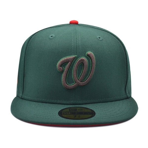 Washington Nationals DC SHIELD Exclusive New Era 59Fifty Fitted Hat - Pine/Charcoal