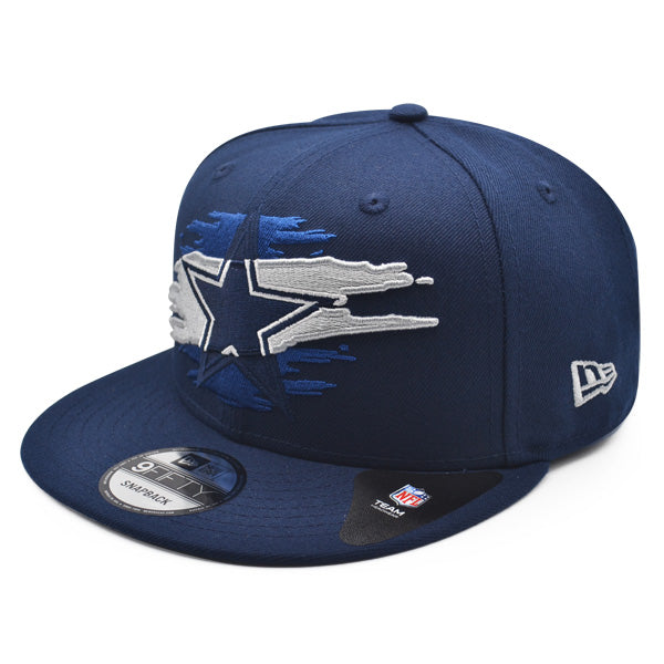 Dallas Cowboys New Era TEAR 9Fifty Snapback NFL Hat - Navy/Gray