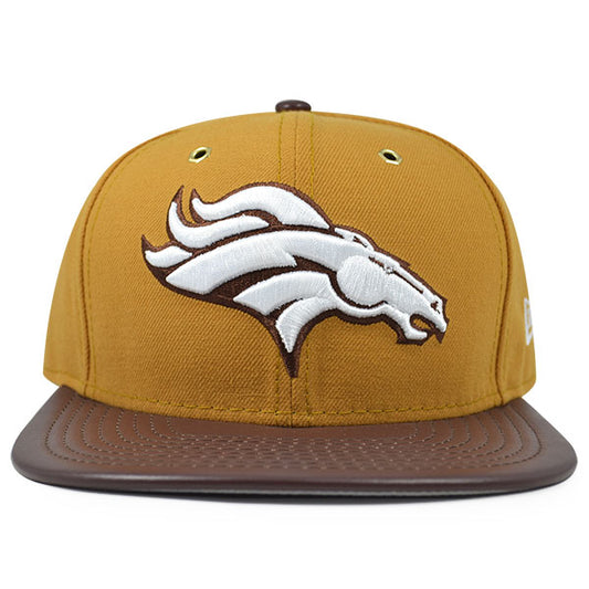 Denver Broncos METAL HOOK Peanut Butter Snapback 9Fifty New Era NFL Hat