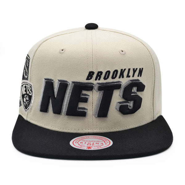 Brooklyn Nets Mitchell & Ness 1996 NBA DRAFT DAY Snapback Hat - Black