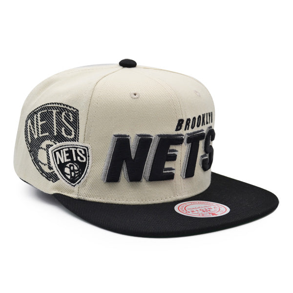 Brooklyn Nets Mitchell & Ness 1996 NBA DRAFT DAY Snapback Hat - Black