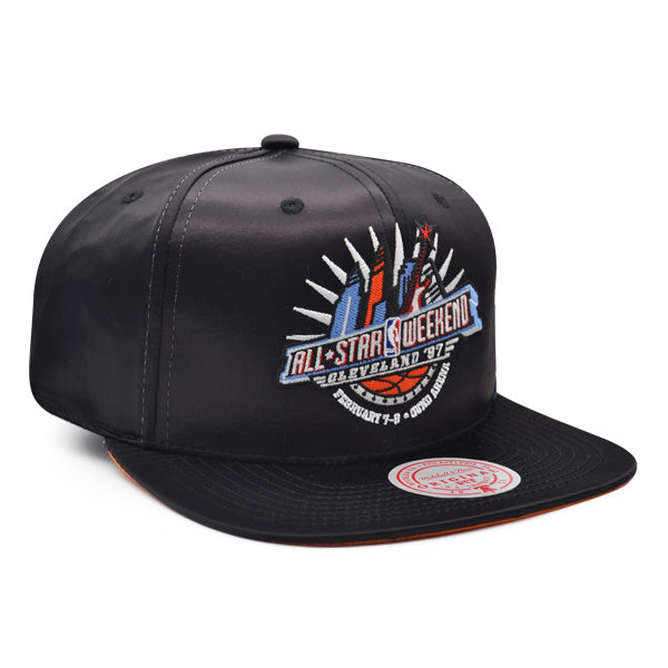 TEST Snapback Hat - Black/Orange