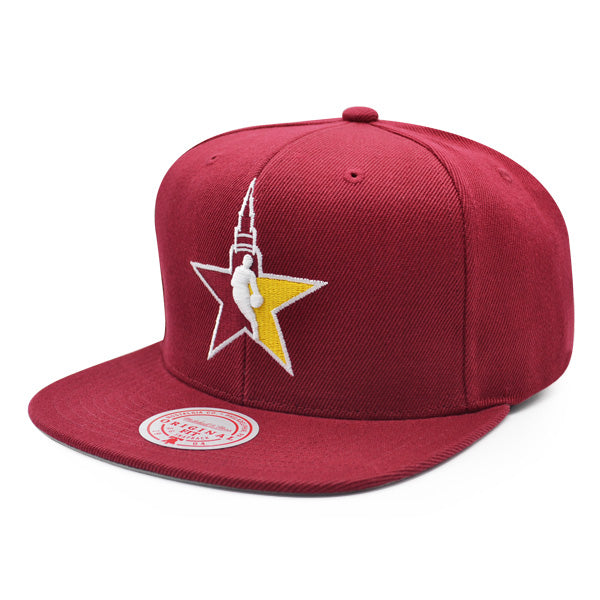 Cleveland Cavaliers 2022 NBA ALL-STAR GAME Mitchell & Ness Snapback Hat - Maroon