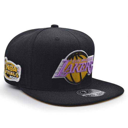 Los Angeles Lakers 2000 NBA Finals Champions Mitchell & Ness Dynasty HWC Collection Fitted Hat - Black