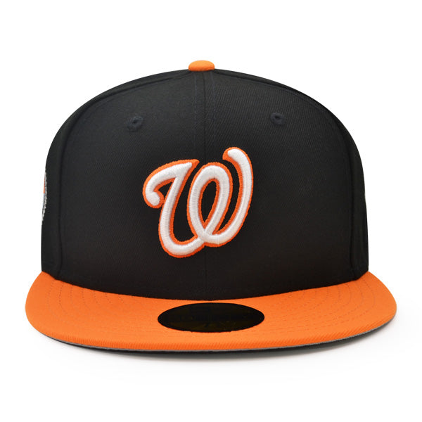 Washington Nationals 2008 INAUGURATION Exclusive New Era 59Fifty Fitted Hat - Black/Orange