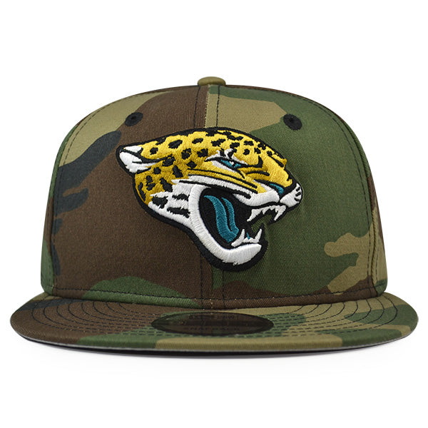 Jacksonville Jaguars New Era NFL Woodland Camo Snapback 9Fifty Hat