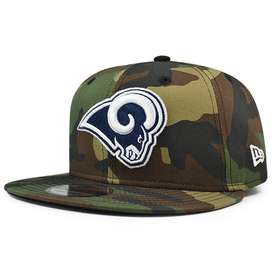 Los Angeles Rams New Era NFL Woodland Camo Snapback 9Fifty Hat