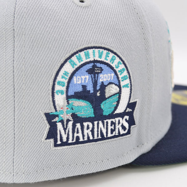 Seattle Mariners 30th Anniversary Exclusive New Era 59Fifty Fitted Hat - Gray/Navy