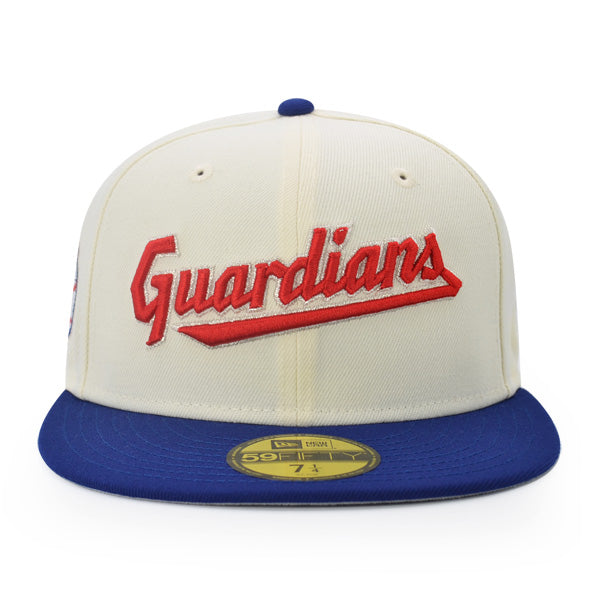 Cleveland Guardians Alternate Team Exclusive New Era 59Fifty Fitted Hat - Chrome/Navy