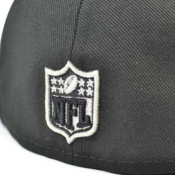 Oakland Raiders RAIDER NATION Fitted 59Fifty New Era NFL Hat - Black/Silver