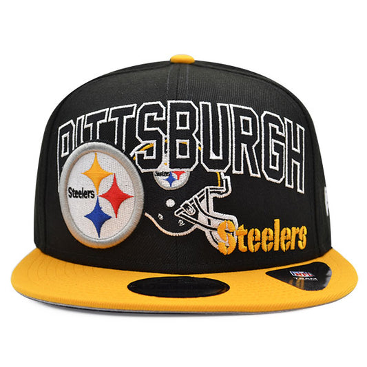 Pittsburgh Steelers New Era TEAM MIX 9Fifty Snapback NFL Hat - Black/Yellow