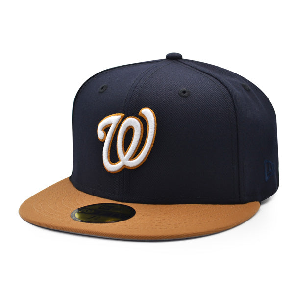 Washington Nationals 2008 INAUGURATION Exclusive New Era 59Fifty Fitted Hat - Navy/Bronze