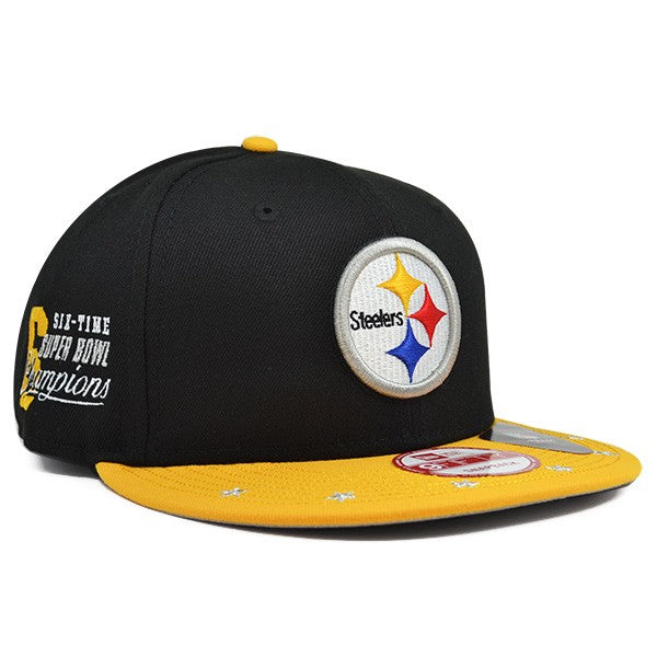 Pittsburgh Steelers STAR TRIM Snapback 9Fifty New Era NFL Hat