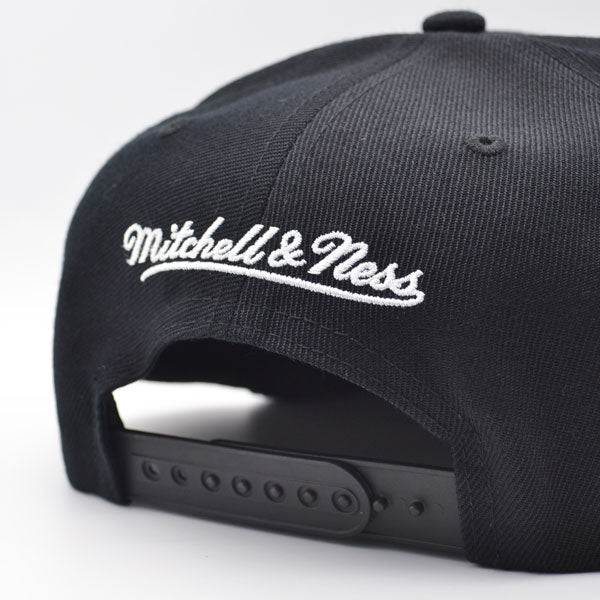 Washington Wizards Mitchell & Ness TEAM SCRIPT 2Tone Snapback Hat - Black/Navy