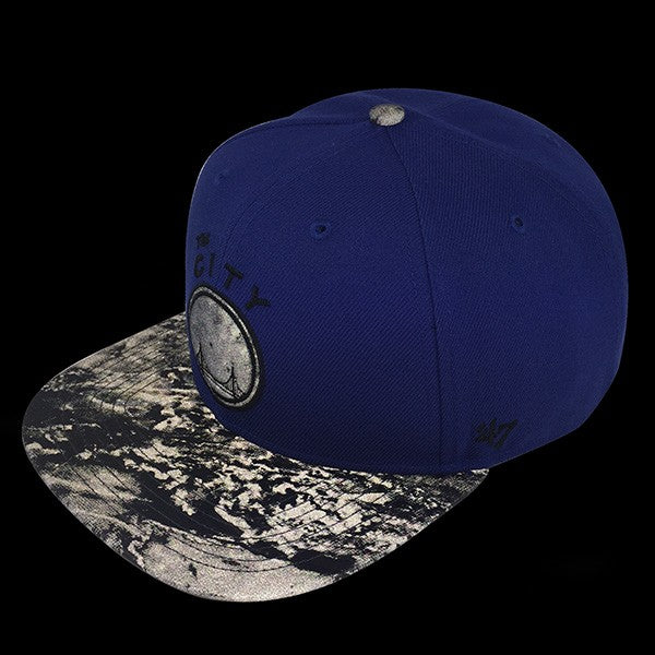 Golden State Warriors MOON SHOT REFLECTIVE SNAPBACK 47 Captain NBA Hat