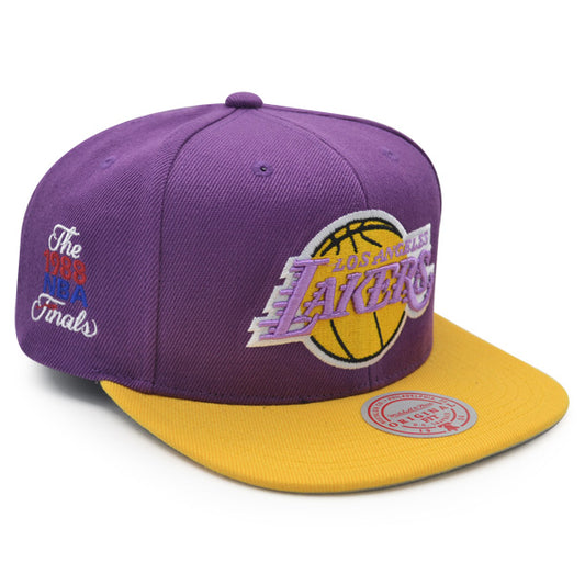 Los Angeles Lakers 1988 NBA Finals Champions Mitchell & Ness Snapback Hat - Purple/Yellow