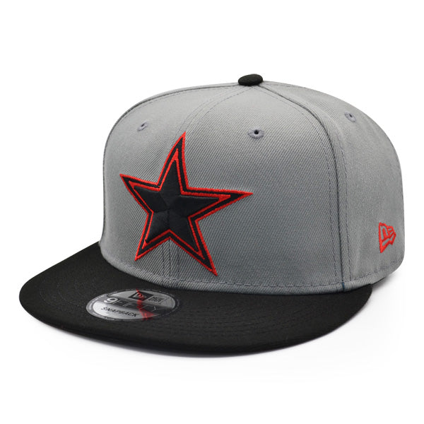 Dallas Cowboys EXCLUSIVE New Era COLOR PACK 9Fifty Snapback NFL Hat - Gray/Black