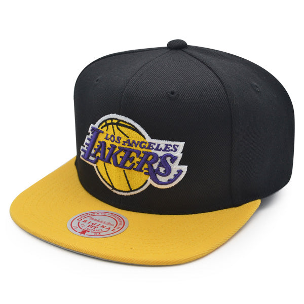 Los Angeles Lakers 2000 NBA Finals Champions Mitchell & Ness Snapback Hat - Black/Yellow