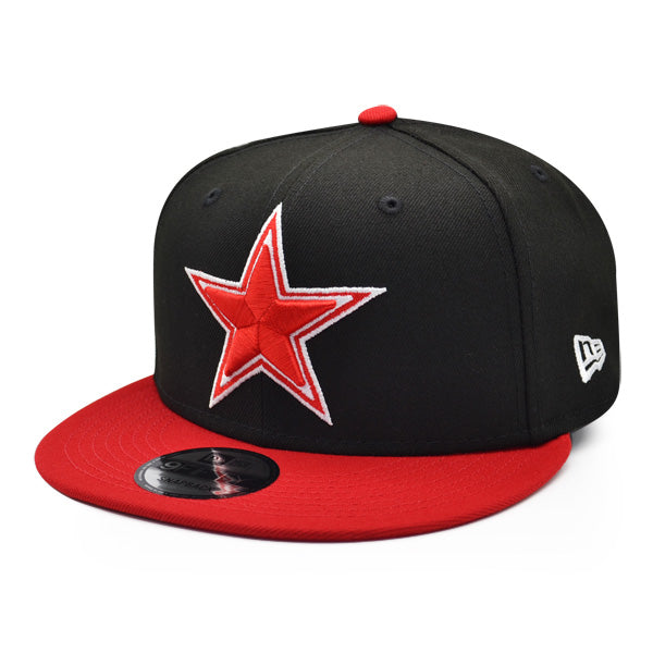 Dallas Cowboys EXCLUSIVE New Era COLOR PACK 9Fifty Snapback NFL Hat - Black/Red