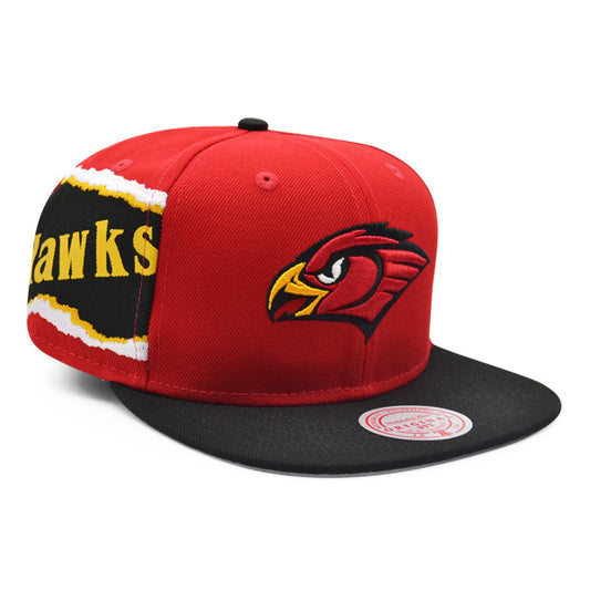 Atlanta Hawks Mitchell & Ness JUMBOTRON Snapback Hat - Red/Black