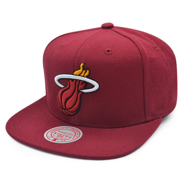 Miami Heat 2006 NBA Finals Champions Mitchell & Ness Snapback Hat - Cardinal