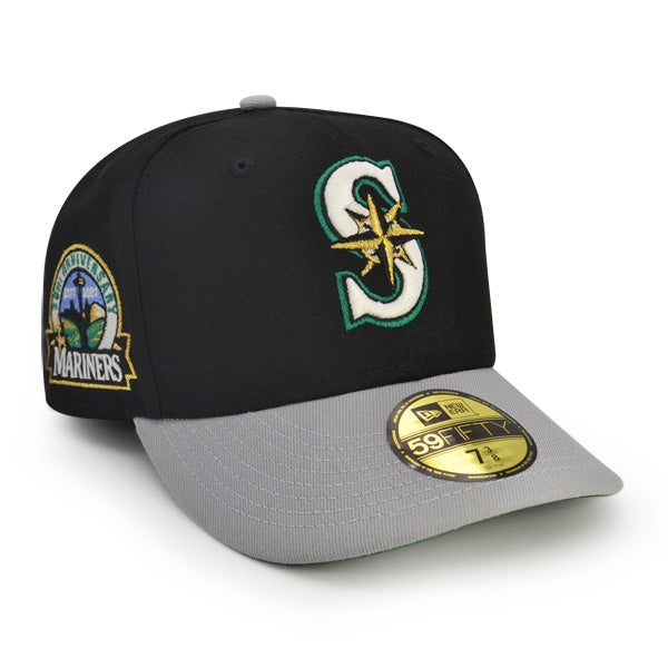 Seattle Mariners 30th ANNIVERSARY Exclusive New Era 59Fifty Fitted Hat - Black/Gray