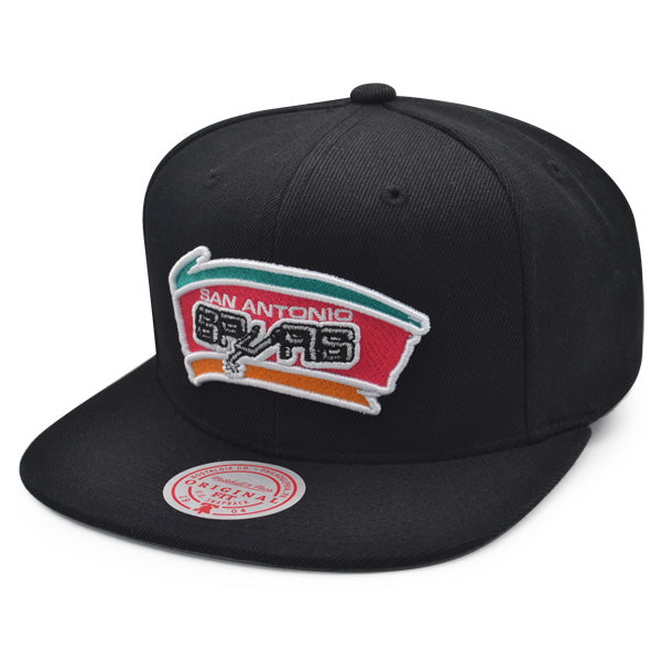 San Antonio Spurs 1999 NBA Finals Champions Mitchell & Ness Snapback Hat - Black/Gray/Pink