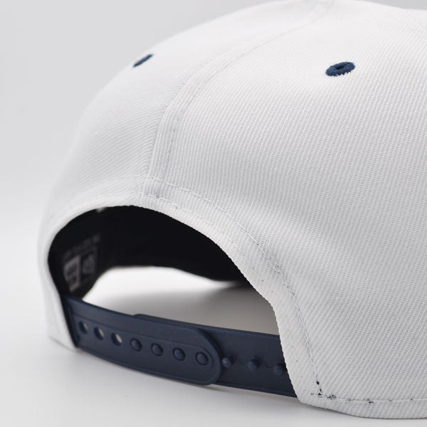 Dallas Cowboys New Era RETRO TITLE 9Fifty Snapback NFL Hat - White/Navy