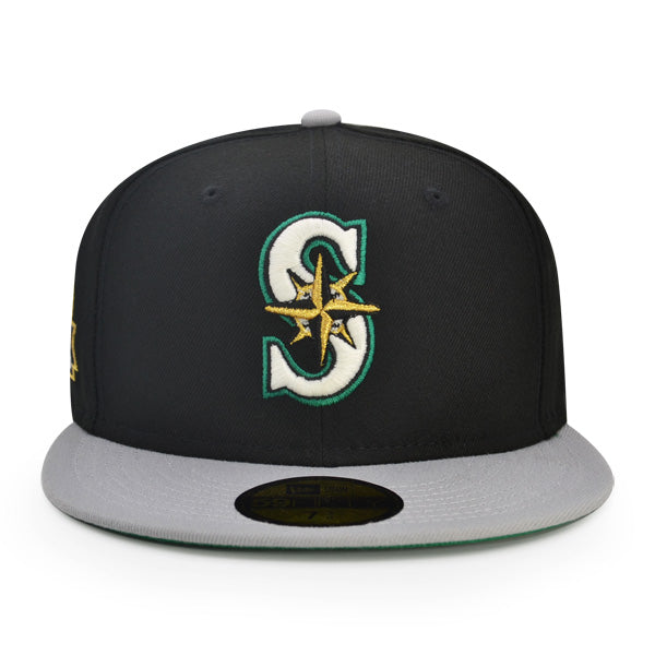 Seattle Mariners 30th ANNIVERSARY Exclusive New Era 59Fifty Fitted Hat - Black/Gray