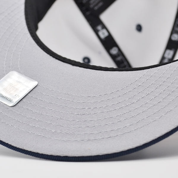 Dallas Cowboys New Era RETRO TITLE 9Fifty Snapback NFL Hat - White/Navy