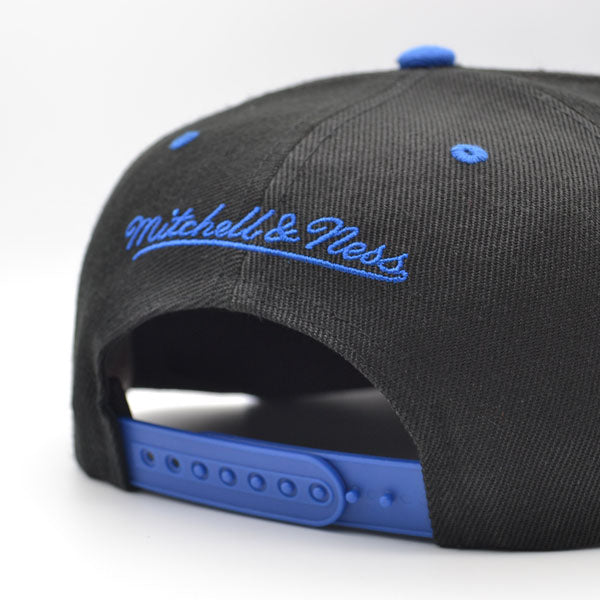 Brooklyn Nets Mitchell & Ness BLACK ROYALTY Snapback Hat - Black/Royal