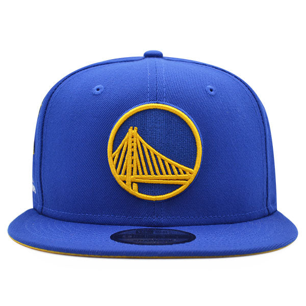 Golden State Warriors New Era 6-TIME CHAMPIONS TEAM TRIBUTE 9Fifty Snapback NBA Hat -Royal