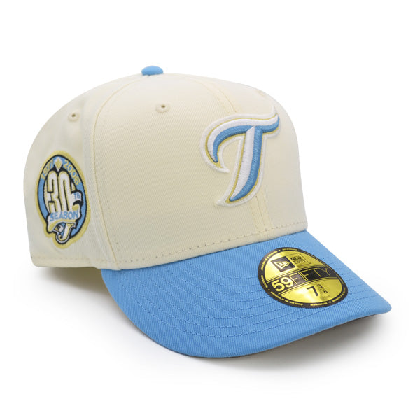 Toronto Blue Jays 30th ANNIVERSARY Exclusive New Era 59Fifty Fitted Hat – Chrome/Sky