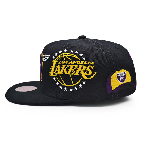 Los Angeles Lakers Mitchell & Ness NBA MY CITY Snapback - Black