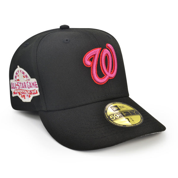 Washington Nationals 2018 ASG Exclusive New Era 59Fifty Fitted Hat  - Black/Berry