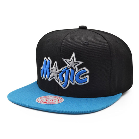 Orlando Magic Mitchell & Ness CLASSIC 2Tone Snapback Hat - Black/Royal