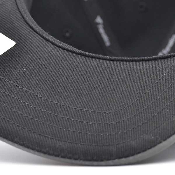 Vegas Golden Knights Fanatics NHL Visor Mark Snapback Adjustable Hat - Black/Gray/Gold