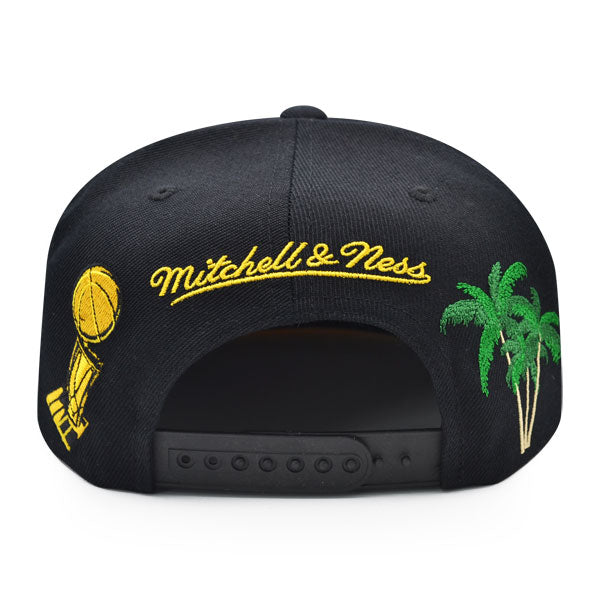 Los Angeles Lakers Mitchell & Ness NBA CHAMP PATCH UP Snapback - Black