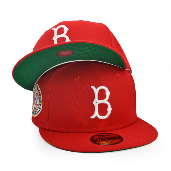 Brooklyn Dodgers 1949 WORLD SERIES Exclusive New Era 59Fifty Fitted Hat  - Red