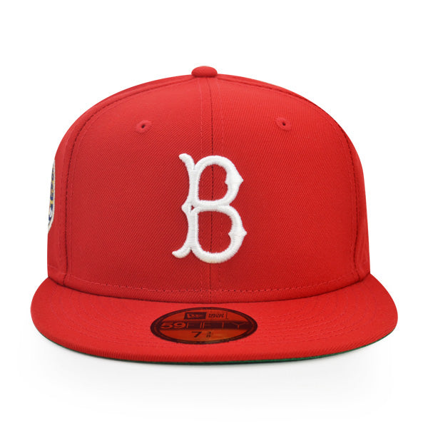 Brooklyn Dodgers 1949 WORLD SERIES Exclusive New Era 59Fifty Fitted Hat  - Red