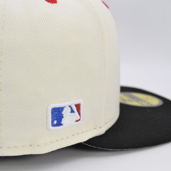 Washington Nationals SIDE BATTY Exclusive New Era 59Fifty Fitted Hat  - Chrome/Black