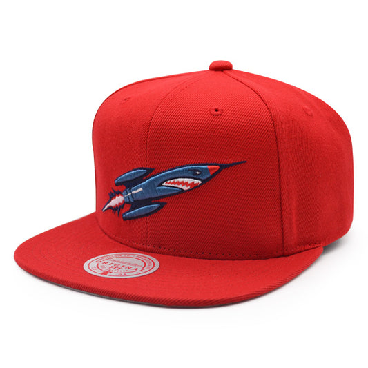 Houston Rockets Mitchell & Ness LOGO REMIX Snapback NBA Hat - Red