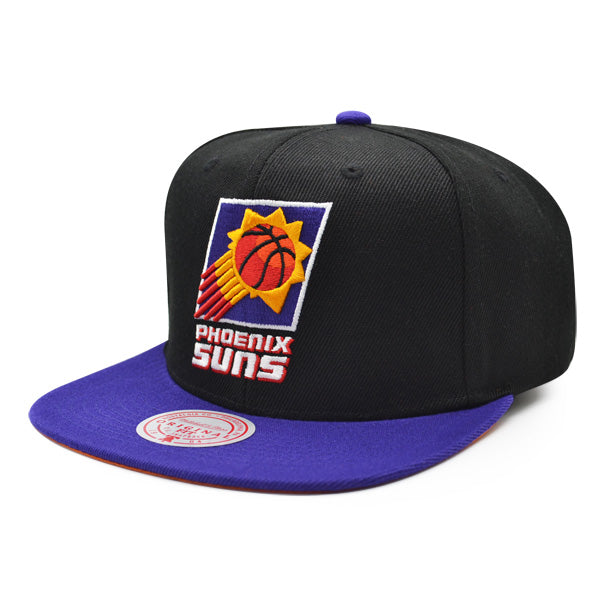 Phoenix Suns Mitchell & Ness CLASSIC 2Tone Snapback Hat - Black/Purple