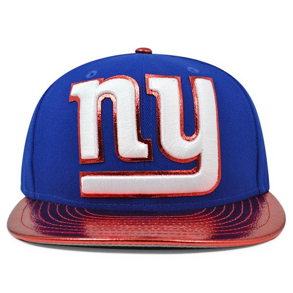 New York Giants Shiny Trim Snapback 9Fifty New Era NFL Hat