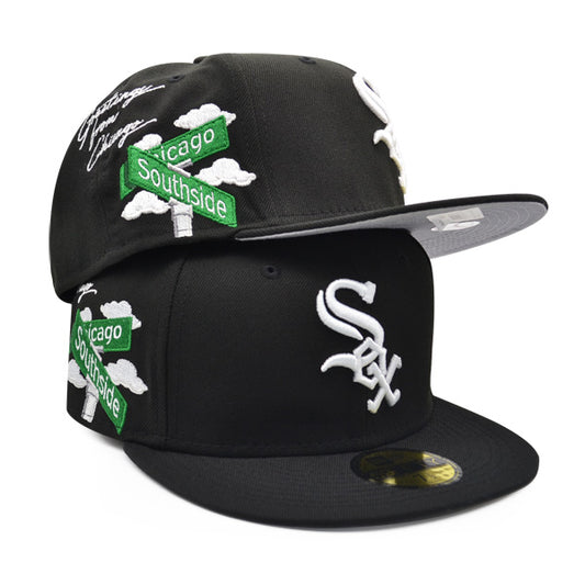 Chicago White Sox New Era Exclusive CLOUD ICON 59Fifty Fitted Hat - Black