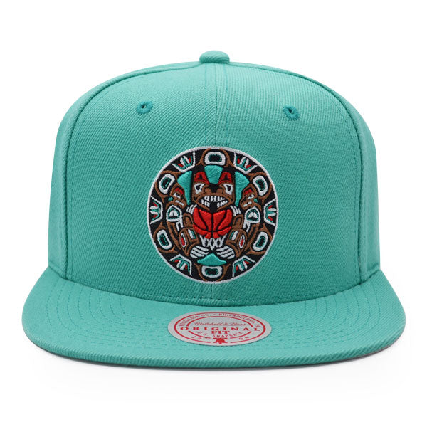 Vancouver Grizzlies Mitchell & Ness CLASSIC SOLID Snapback Hat - Teal