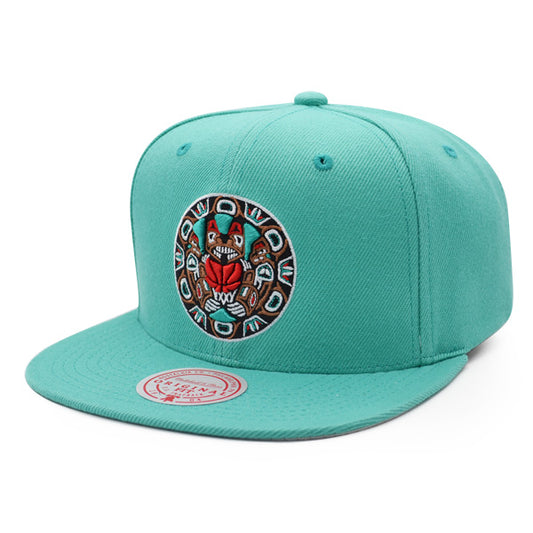 Vancouver Grizzlies Mitchell & Ness CLASSIC SOLID Snapback Hat - Teal