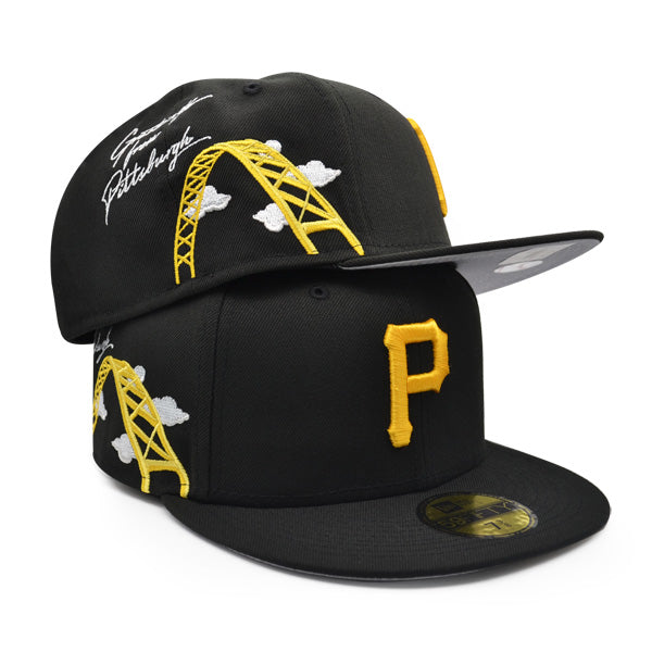 Pittsburgh Pirates New Era Exclusive CLOUD ICON 59Fifty Fitted Hat - Black