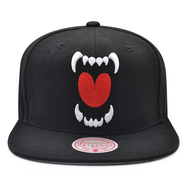 Minnesota Timberwolves Mitchell & Ness LOGO REMIX Snapback NBA Hat - Black/Red